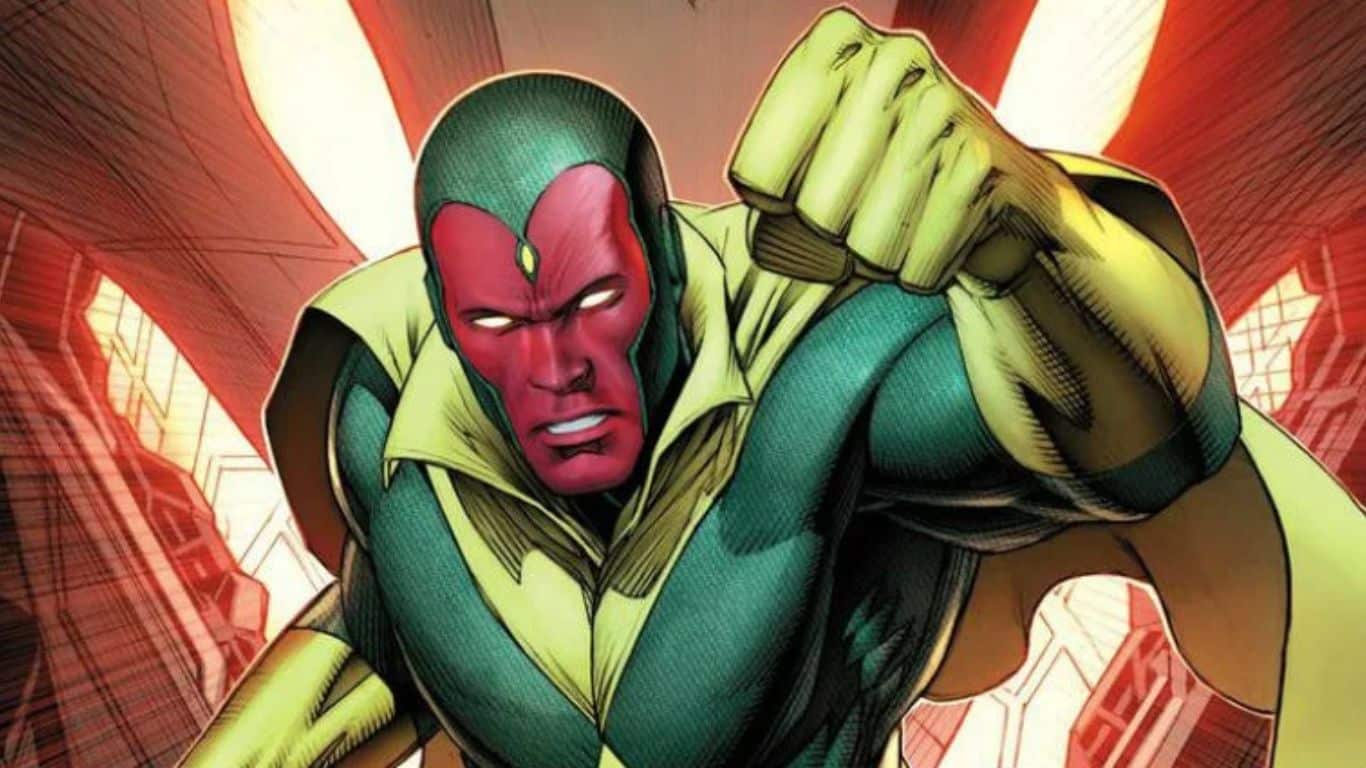 Top 10 Green Comic Book Superheroes - The Vision (Marvel Comics)