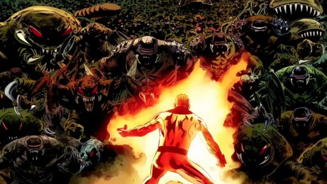 10 Marvel Heroes Who Sacrificed Their Life - Human Torch