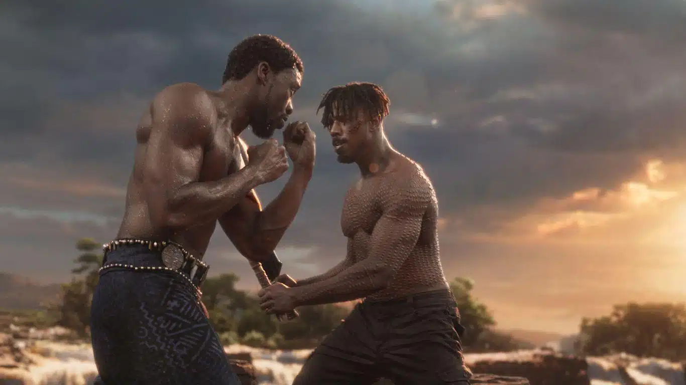 10 Best Fight Scenes in Marvel Movies - T'Challa vs. Killmonger for the Throne - “Black Panther”