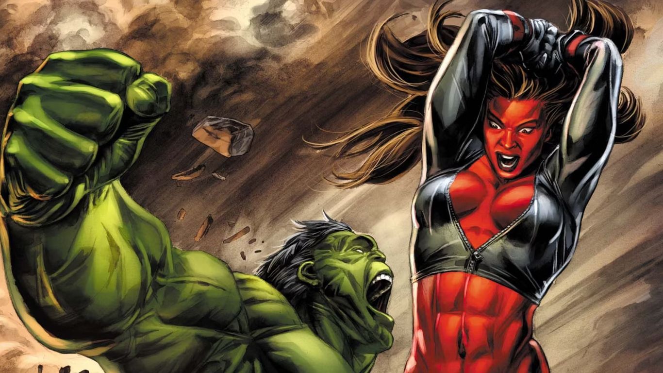 Exploring The Top 10 Red Superheroes of All Time - Red She-Hulk