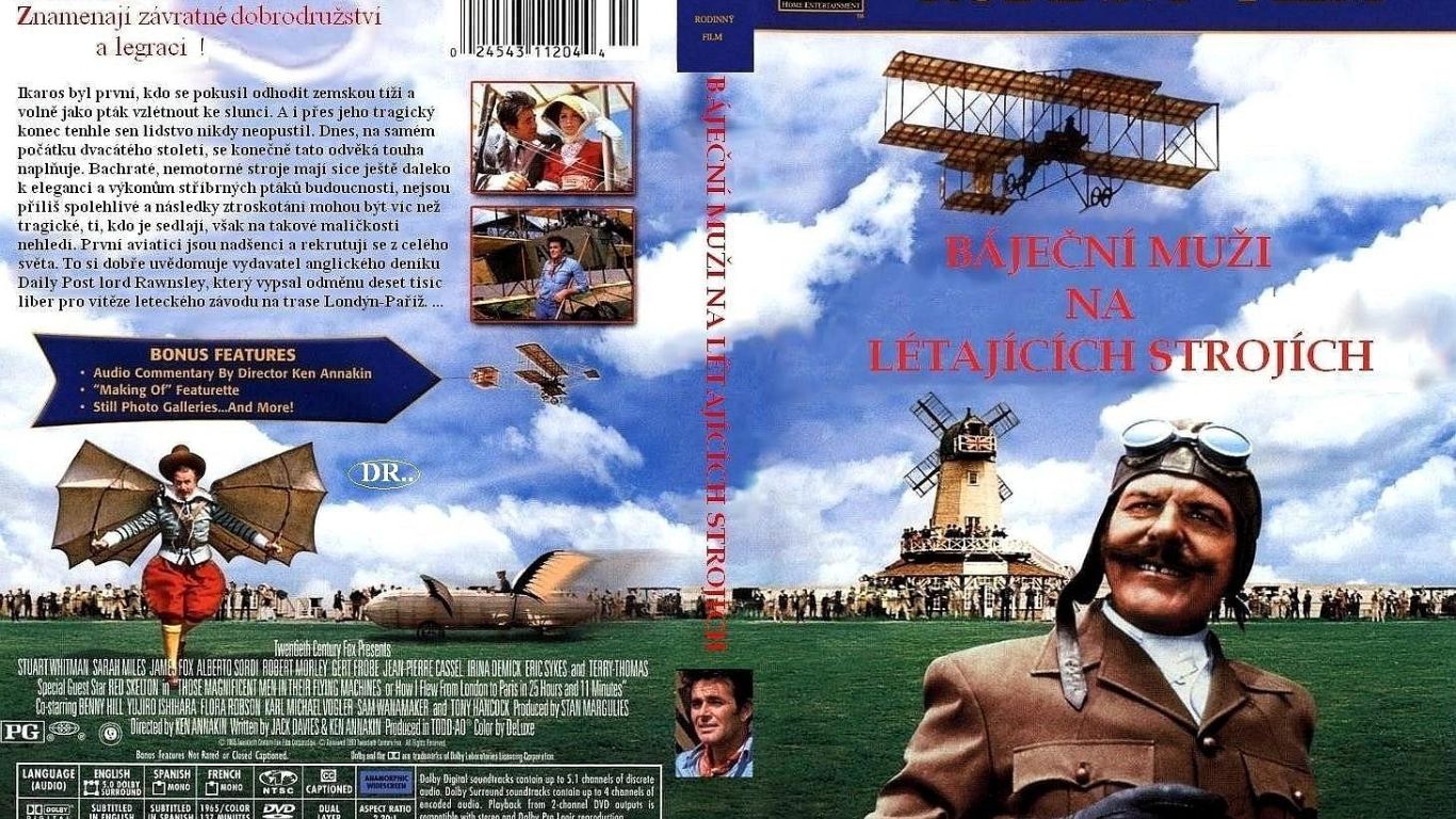 15 Longest Movie Names (Titles) - Those Magnificent Men in Their Flying Machines, or How I Flew from London to Paris in 25 hours 11 Minutes (1965)