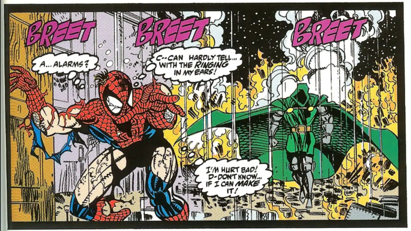 Marvel Superhero Secret Wars - Doctor Doom Kills Spidey