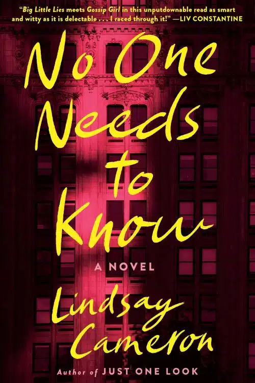 No One Needs to Know by Lindsay Cameron