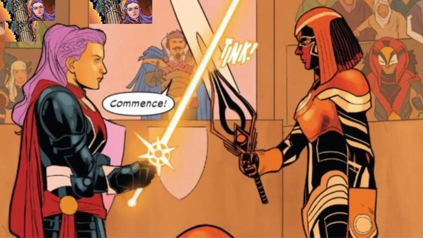 Captain Britain vs Isca 