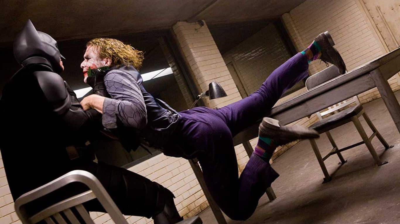 The Dark Knight (Christian Bale and Heath Ledger)