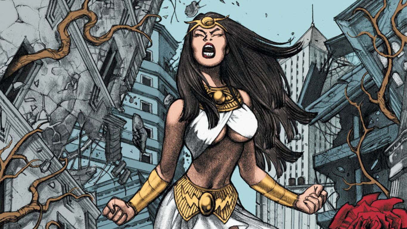 Top 10 Superheroes with Names Beginning with I - Isis (DC)