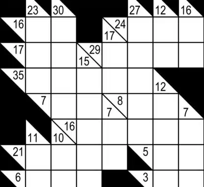 10 Puzzles That are Similar to Sudoku - Puzzle 1: Kakuro