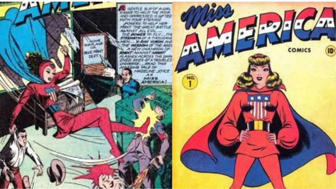 10 Most Patriotic Superheroes From Comics - Miss America (USA)