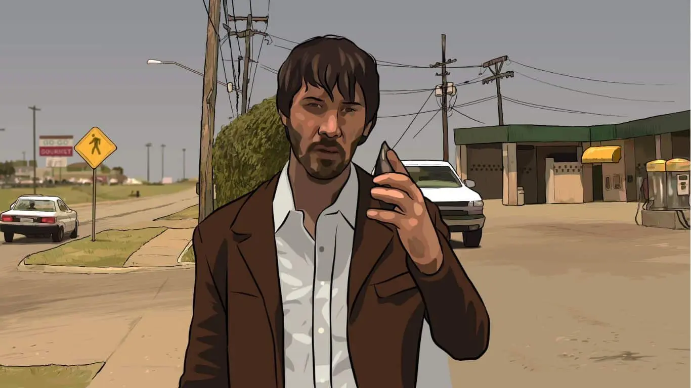 10 Best Animated Sci-Fi Movies of All Time - A Scanner Darkly (2006)