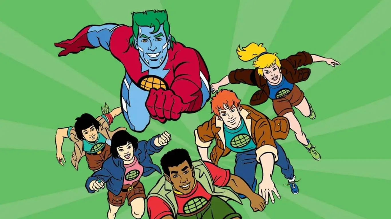 Top 5 Superheroes Powered By Magic Rings - Captain Planet (Captain Planet and the Planeteers)