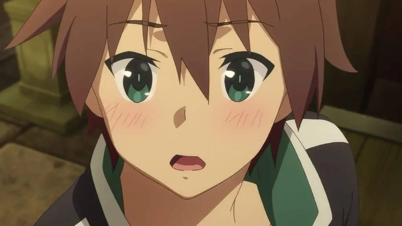 15 Funniest Anime Characters Of All Time - Kazuma Satou (Konosuba)