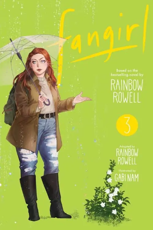 10 Best Graphic Novels of August 2023 - "Fangirl: The Manga #3" by Rainbow Rowell
