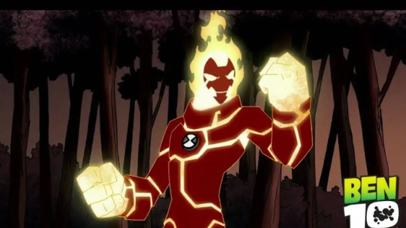 Top 10 Superheroes With Fire Power - Heatblast (Ben 10)