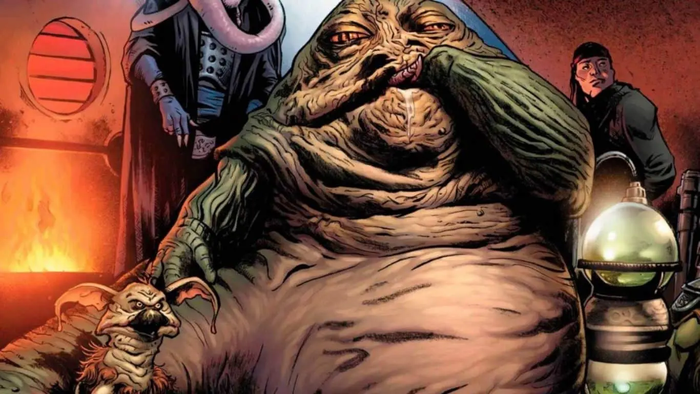 Top 10 Plus-Size Supervillains in Comics - Jabba the Hutt (Star Wars Comics)