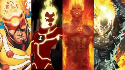 Top 10 Superheroes With Fire Power