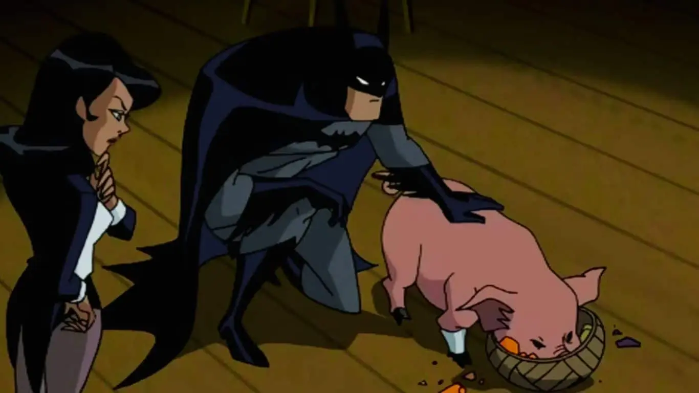 5 Times When DC Superheroes Turned Into Animals - Wonder Woman turned into a pig ("This Little Piggy")