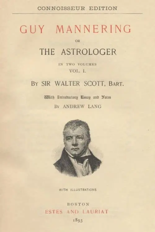 List of the Top 10 Best Novels by Sir Walter Scott - "Guy Mannering" (1815)