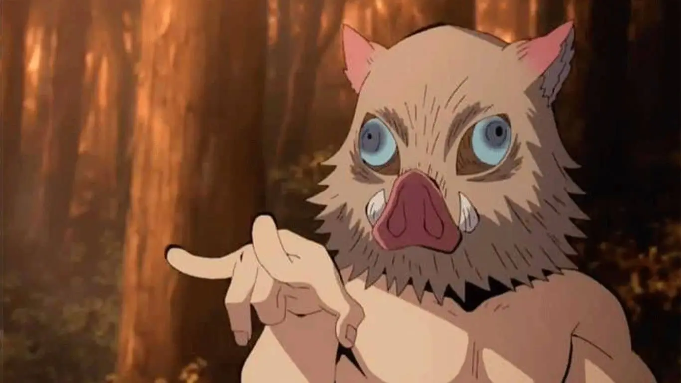 10 Strong and Funny Main Characters From Anime - Inosuke Hashibira