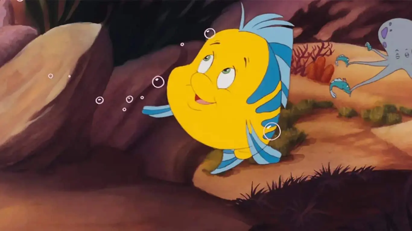 Top 10 Disney Characters whose names start with F - Flounder 