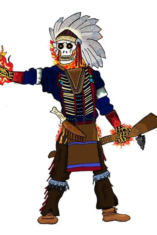 Top 10 Most Powerful Versions of Ghost Rider In marvel Comics - Chief Hellhawk