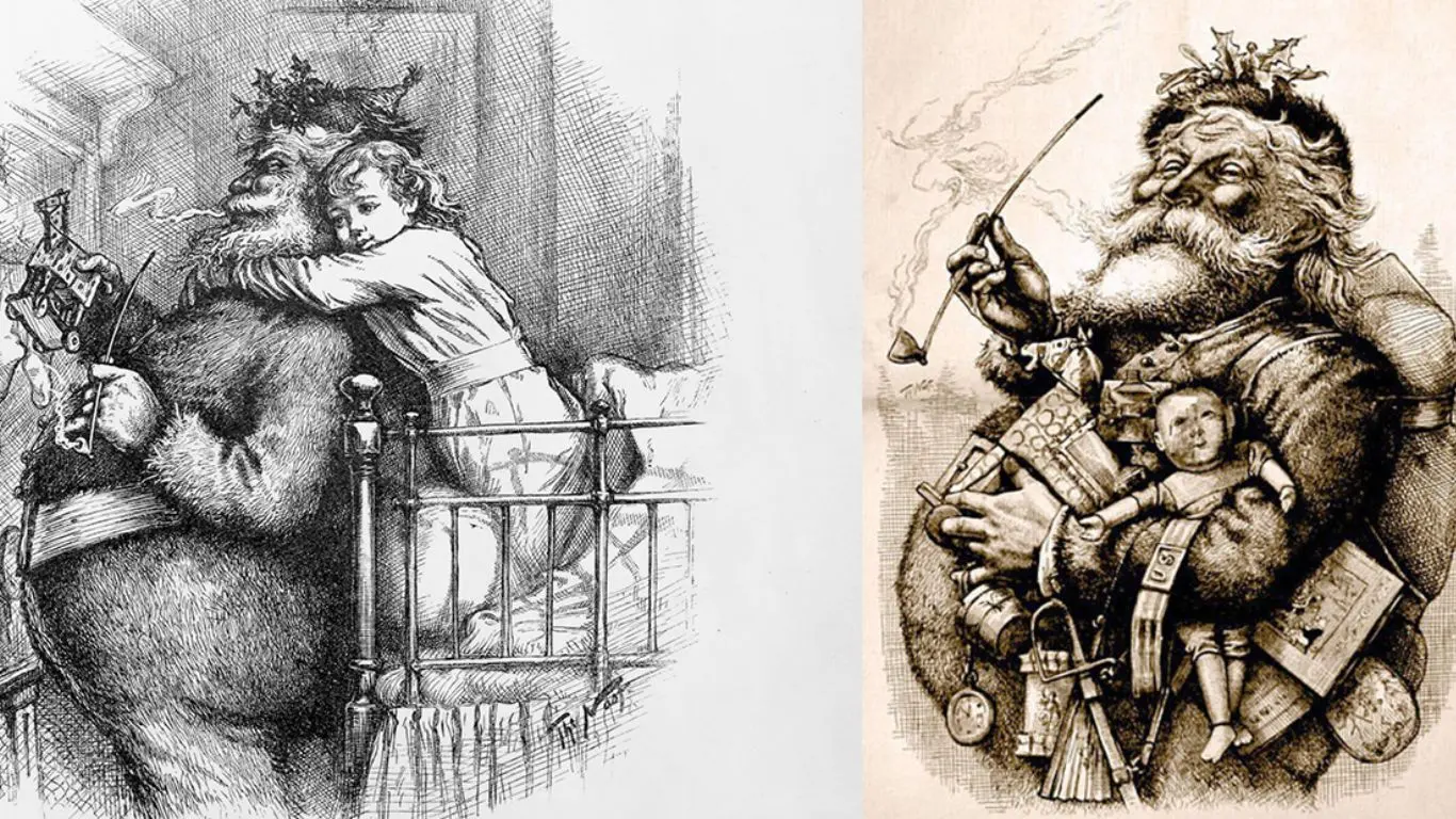 Origin and History of Santa Claus - Thomas Nast's Illustrations