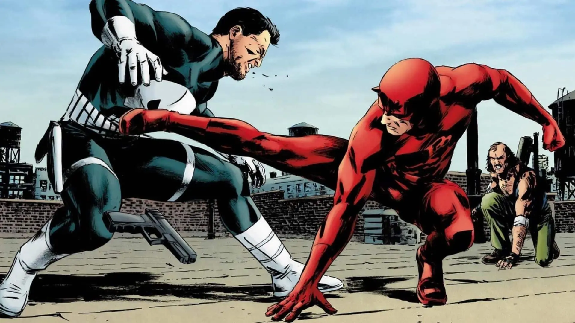 10 Superhero Duos Who Have Faced Off Against Each Other in Comics - Daredevil vs. Punisher (Marvel Comics)