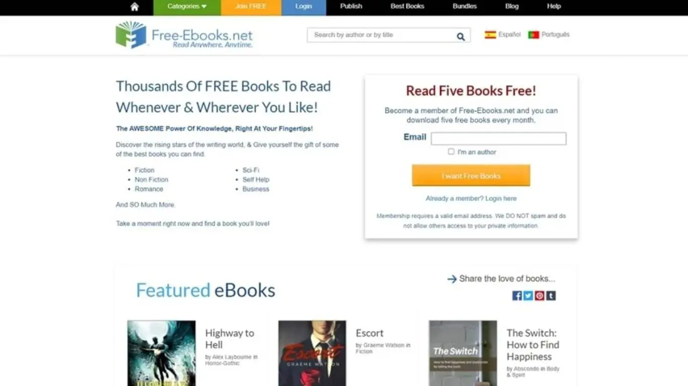 Open library alternatives: 10 Websites Similar to open library for Free Ebook Download - Free-Ebooks.net