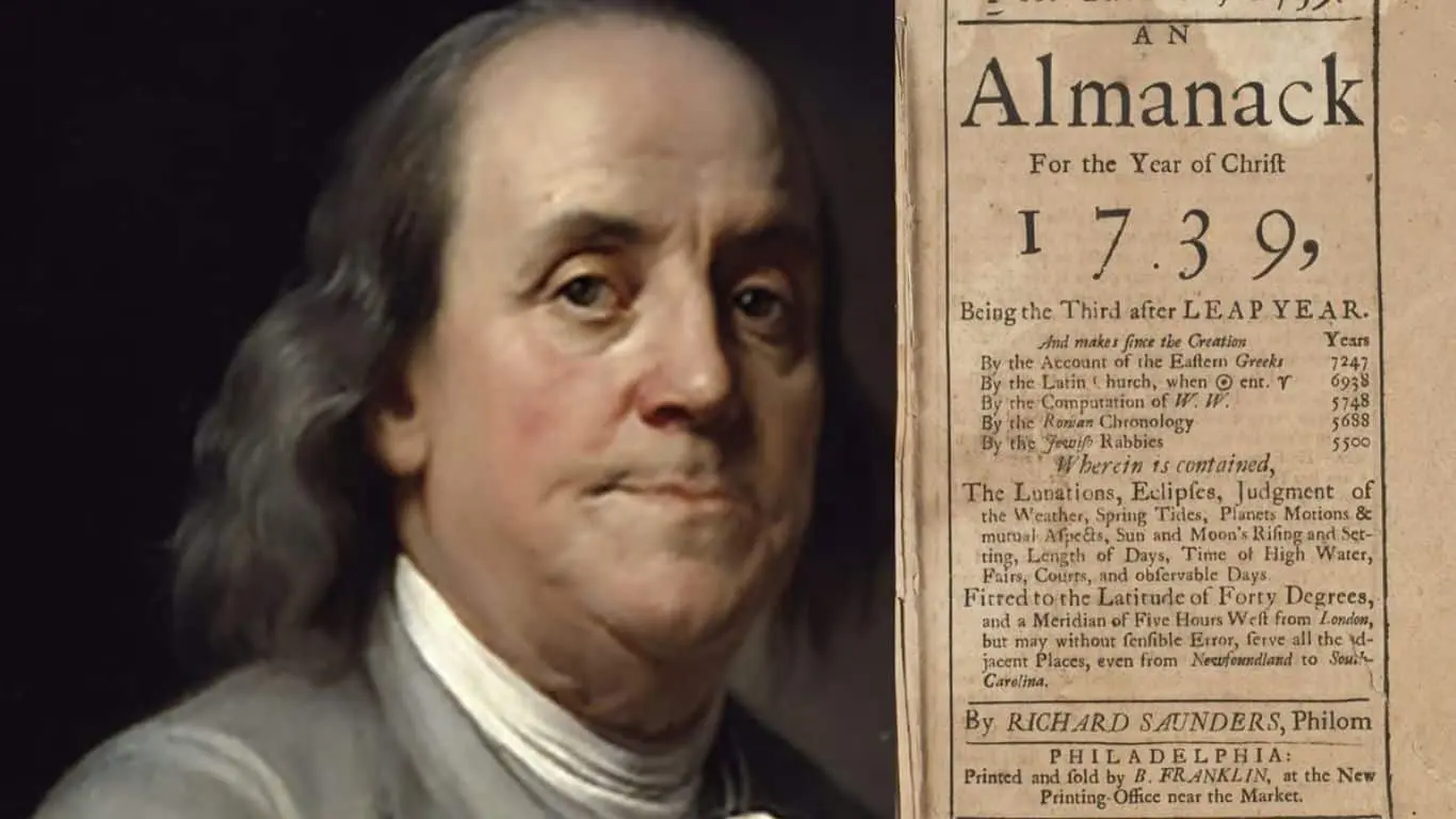 Major Historical Events on December 28 - Today in History - Benjamin Franklin's Almanack Begins (1732)