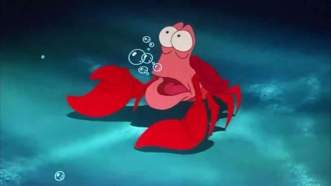 Top 10 Disney Characters whose names start with S - Sebastian (The Little Mermaid)