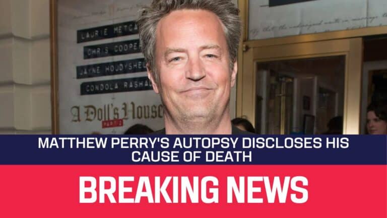 Matthew Perry's Autopsy Discloses Ketamine's Acute Effects as the Cause of Death