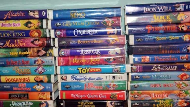 Liste des 10 cassettes VHS Disney avec les valeurs les plus élevées