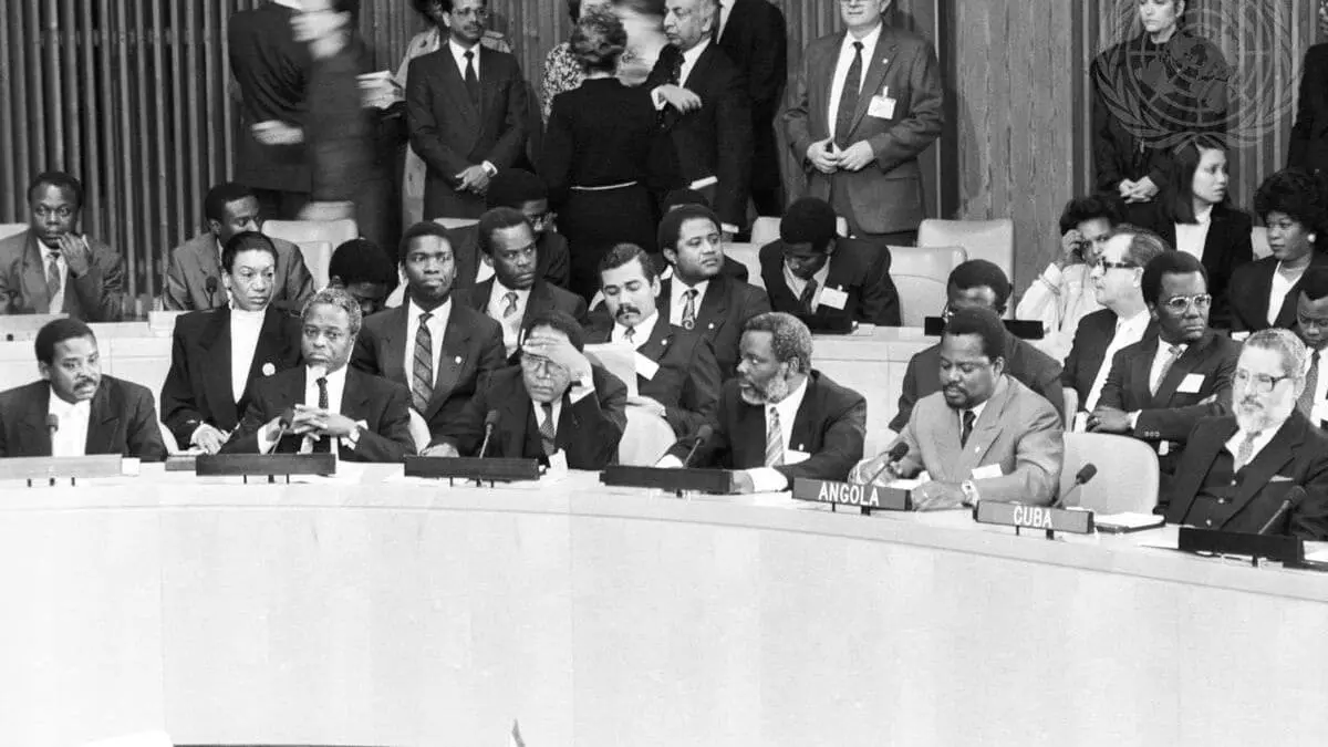 Major Historical Events on December 22 - Today in History - 1988 - Independence Accord for South West Africa