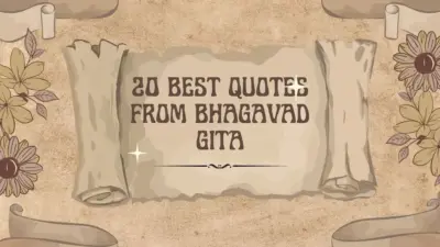 20 Best Quotes from Bhagavad Gita
