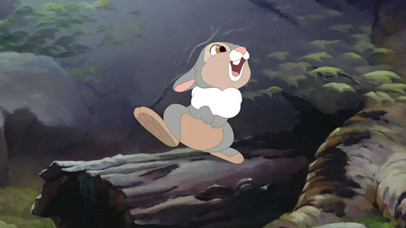 Top 10 Disney Characters whose names start with T - Thumper (Bambi)