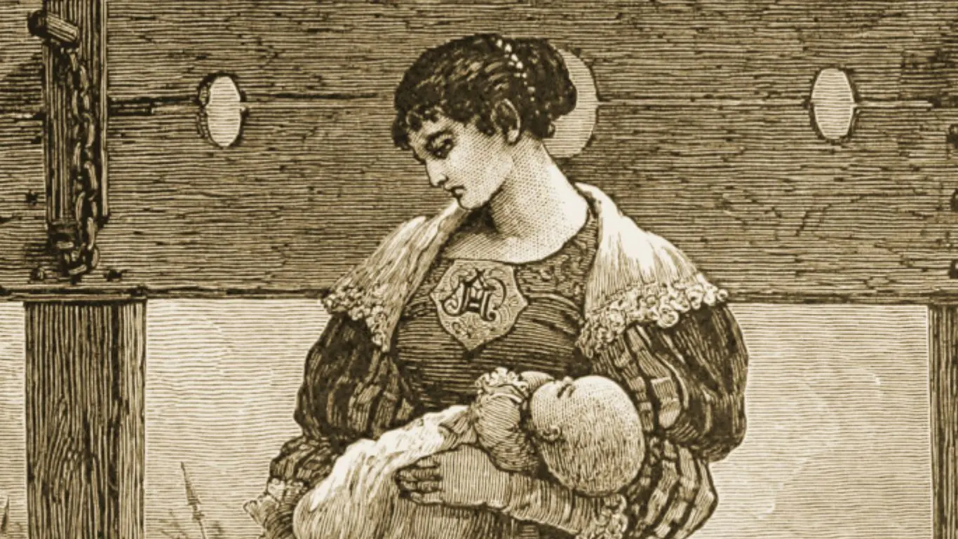 10 Memorable characters from Books Whose Names Begin with 'H' - Hester Prynne (The Scarlet Letter by Nathaniel Hawthorne)