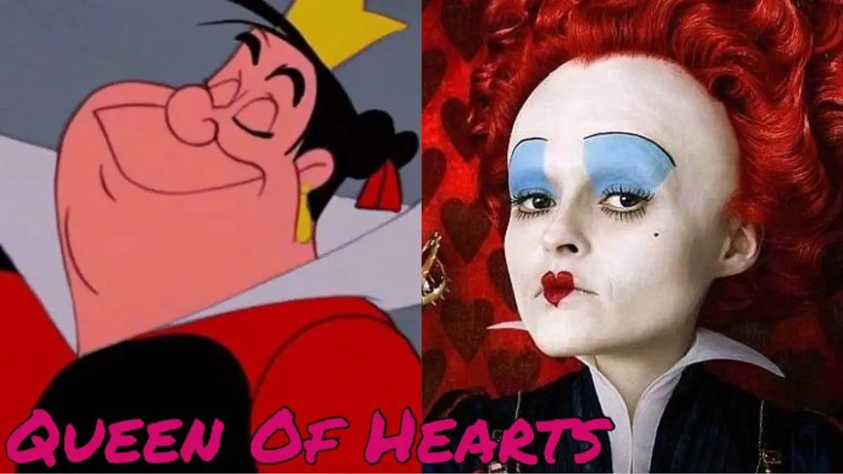 Top 10 Disney Characters whose names start with Q - Queen of Hearts (from "Alice in Wonderland")