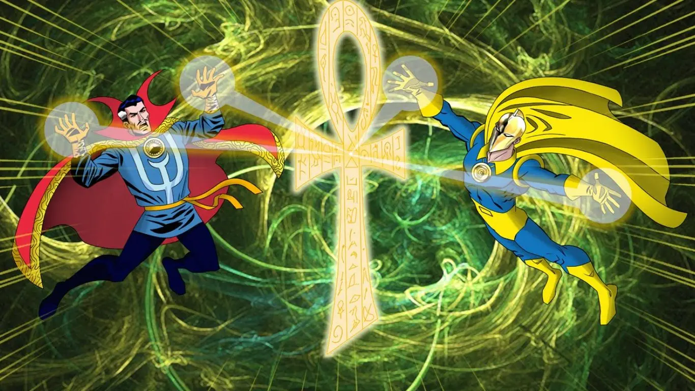 Marvel and DC characters who are Copy Cats of each other - Doctor Strange (Marvel) and Doctor Fate (DC) - Sorcerers Supreme