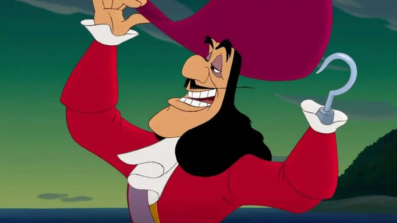 10 Most Evil Disney Villains - Captain Hook