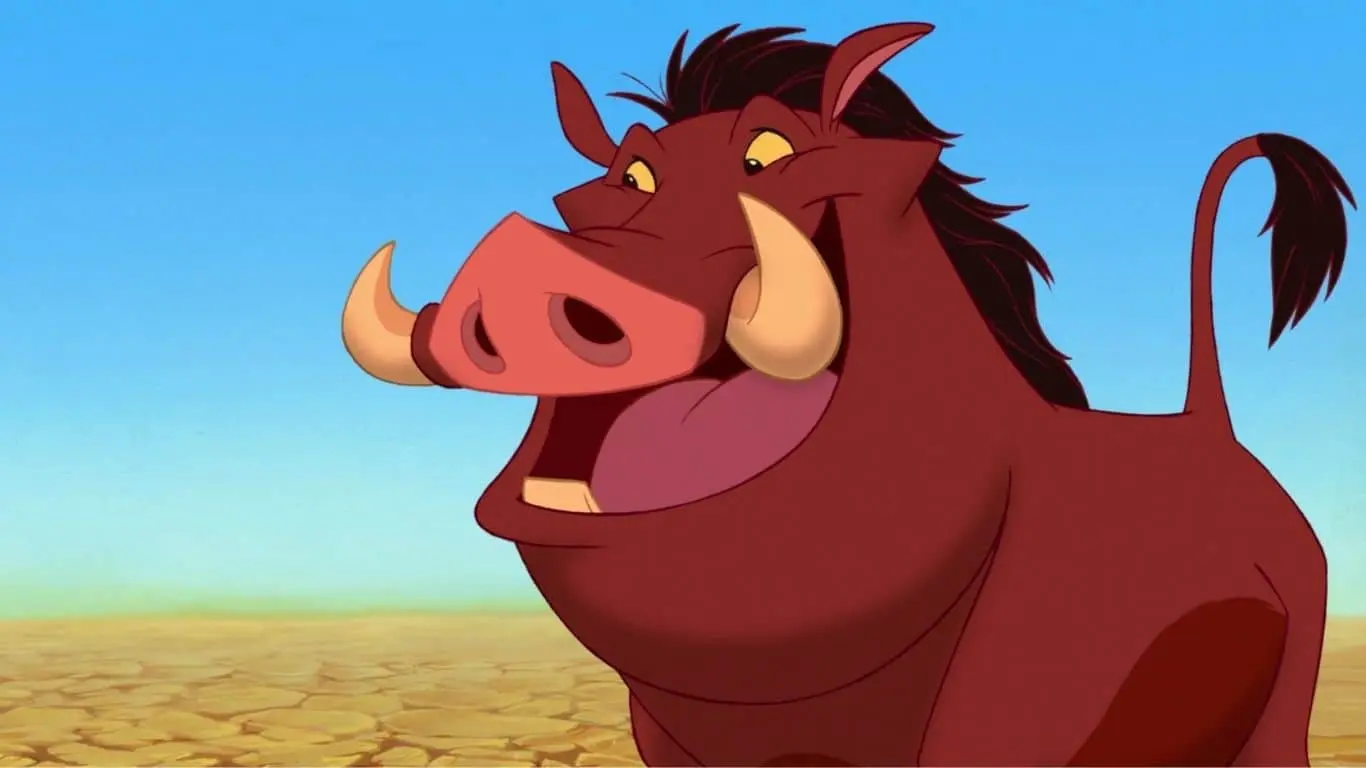 Top 10 Disney Characters whose names start with P - Pumbaa