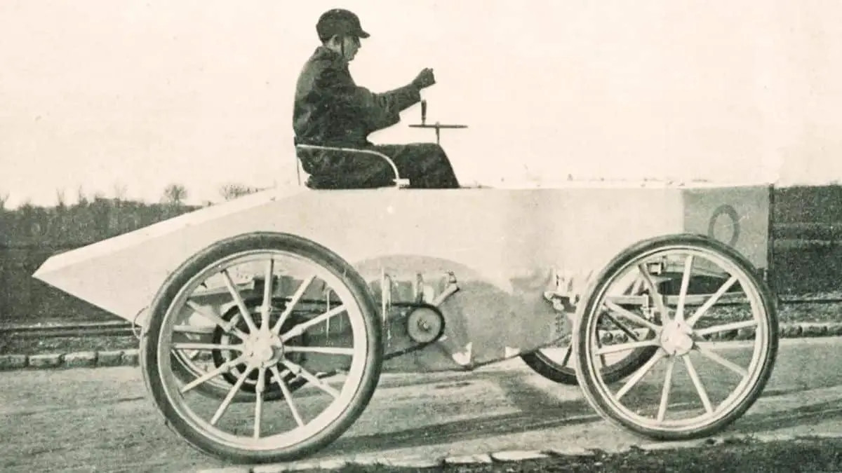 1898, First Auto Speed Record