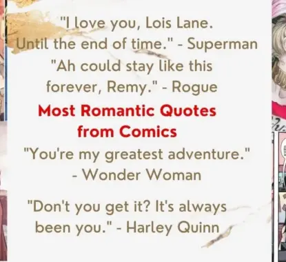 Most Romantic Quotes from Comics