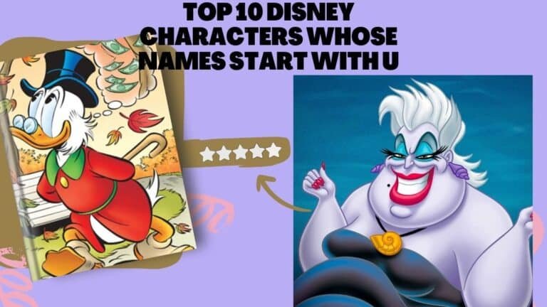 Los 10 personajes principales de Disney cuyos nombres comienzan con U