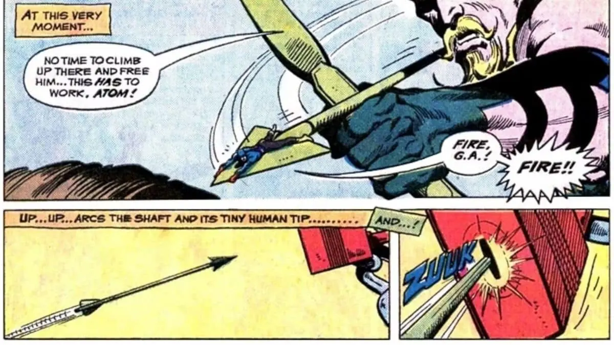 10 Best Green Arrow Trick Arrows in DC Comics - Atom Arrow