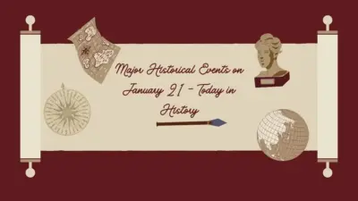 Major Historical Events on January 21 – Today in History