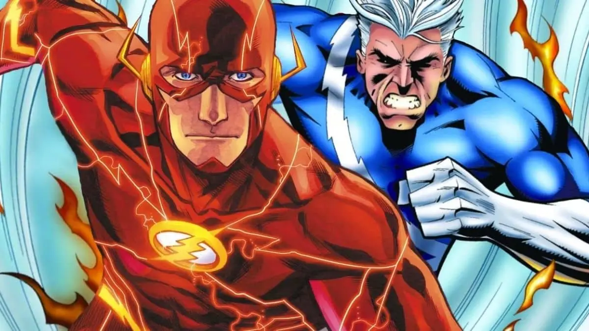 Top 10 Dream Battles Between DC and Marvel Superheroes - The Flash (DC) vs. Quicksilver (Marvel)