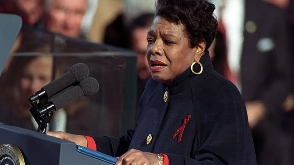 Major Historical Events on January 20 - Today in History - 1993: Maya Angelou's Inaugural Poem