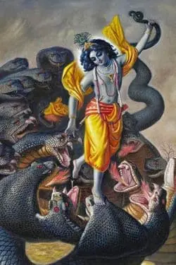Epic Battles of Krishna: Valor and Virtue in Hindu Mythology - Killing of Kaliya