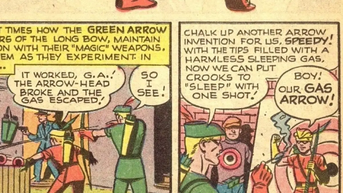 10 Best Green Arrow Trick Arrows in DC Comics - Sleeping Gas Arrow