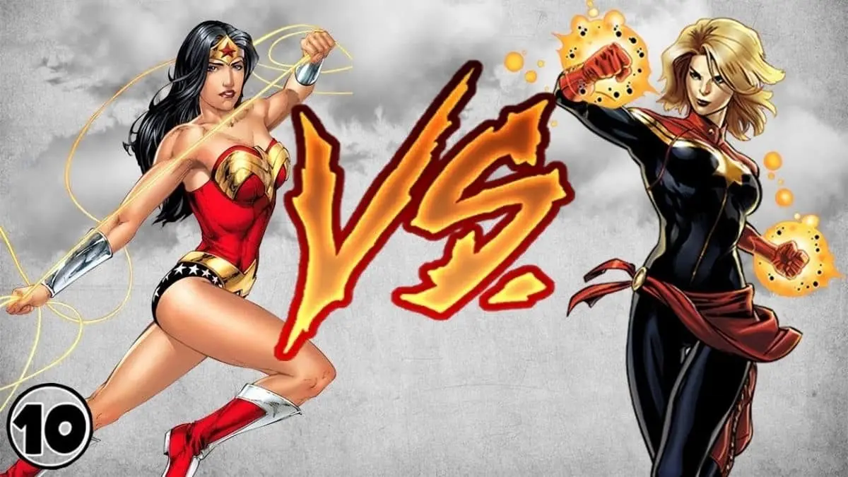 Wonder Woman (DC) vs. Captain Marvel (Marvel)