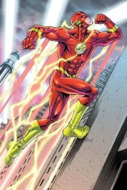 Superheroes with Power of Electricity - The Flash (DC)